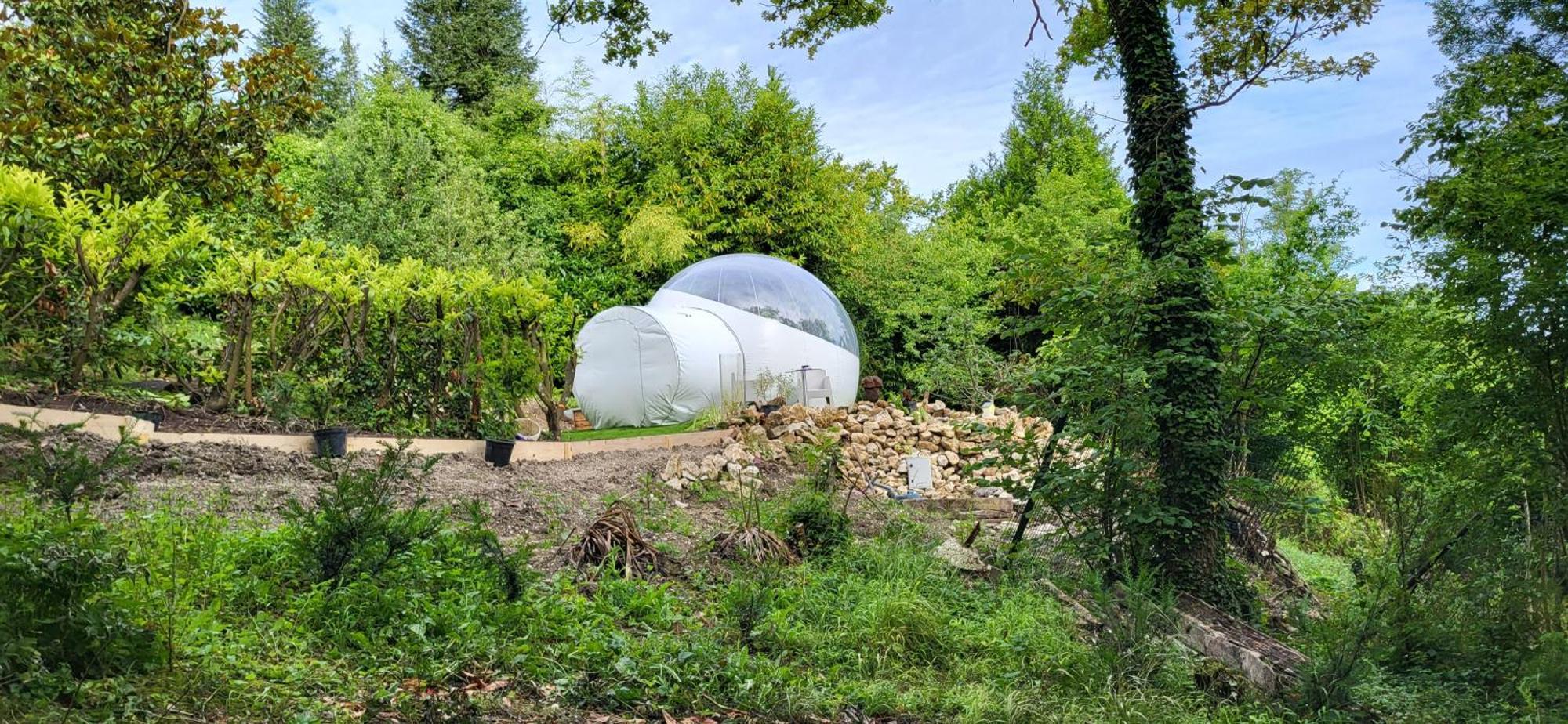 Tente de luxe Les Bulles Du Coq De Champagne