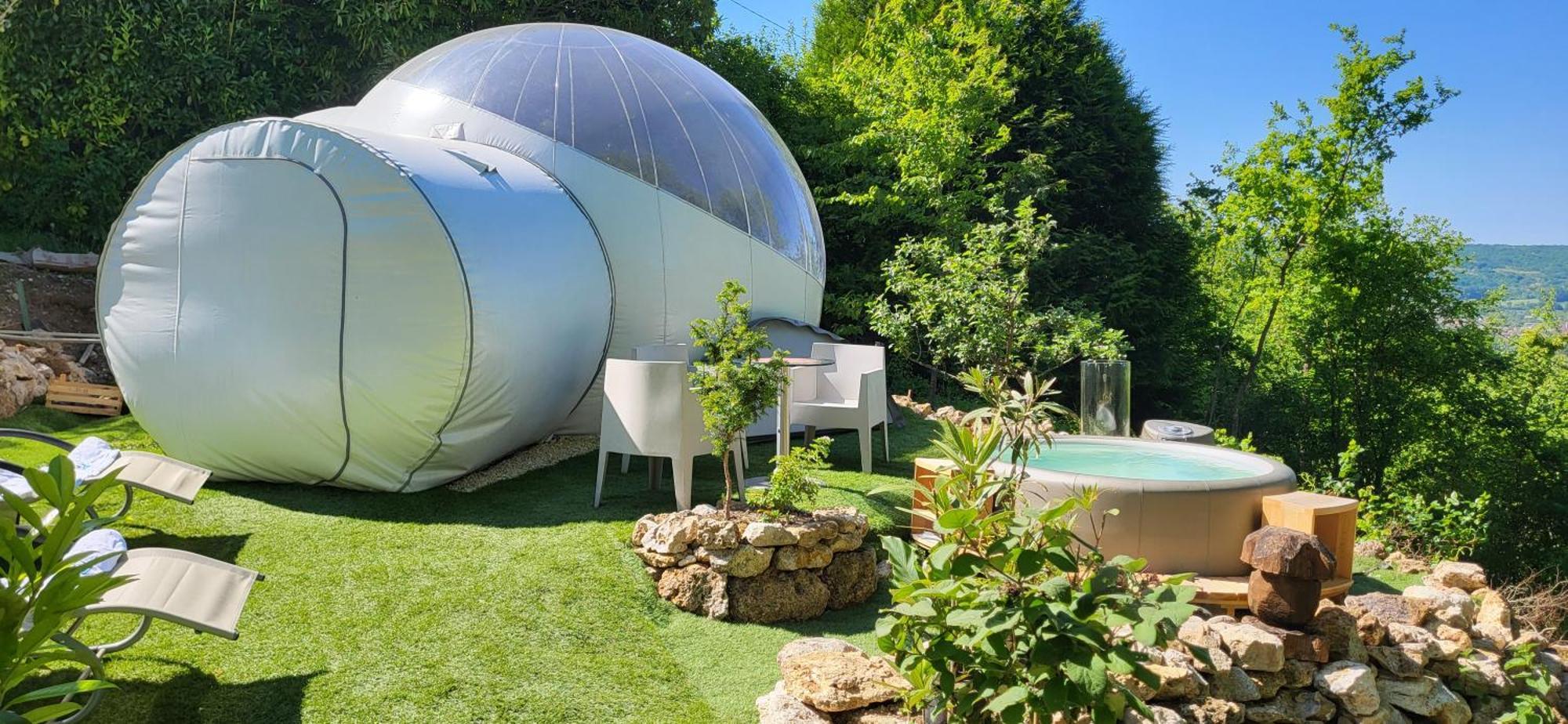 Campo de lujo Les Bulles Du Coq De Champagne